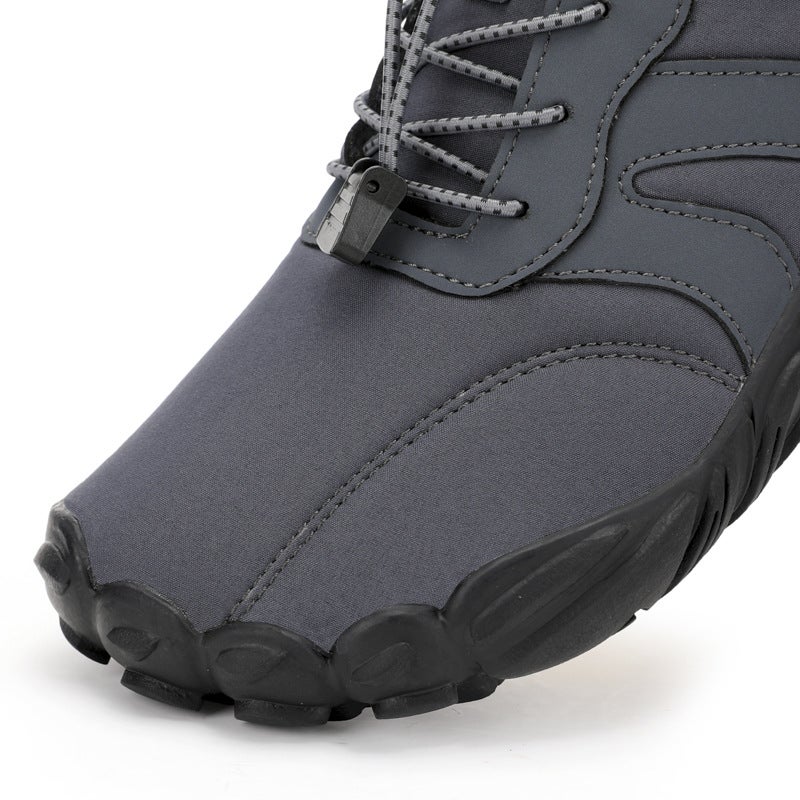 Multifunctional Outdoor Shoes Warm Mountaineering Non-Slip Sports Shoes Solid Color Fashion Large Size Casual Shoes - Image 5